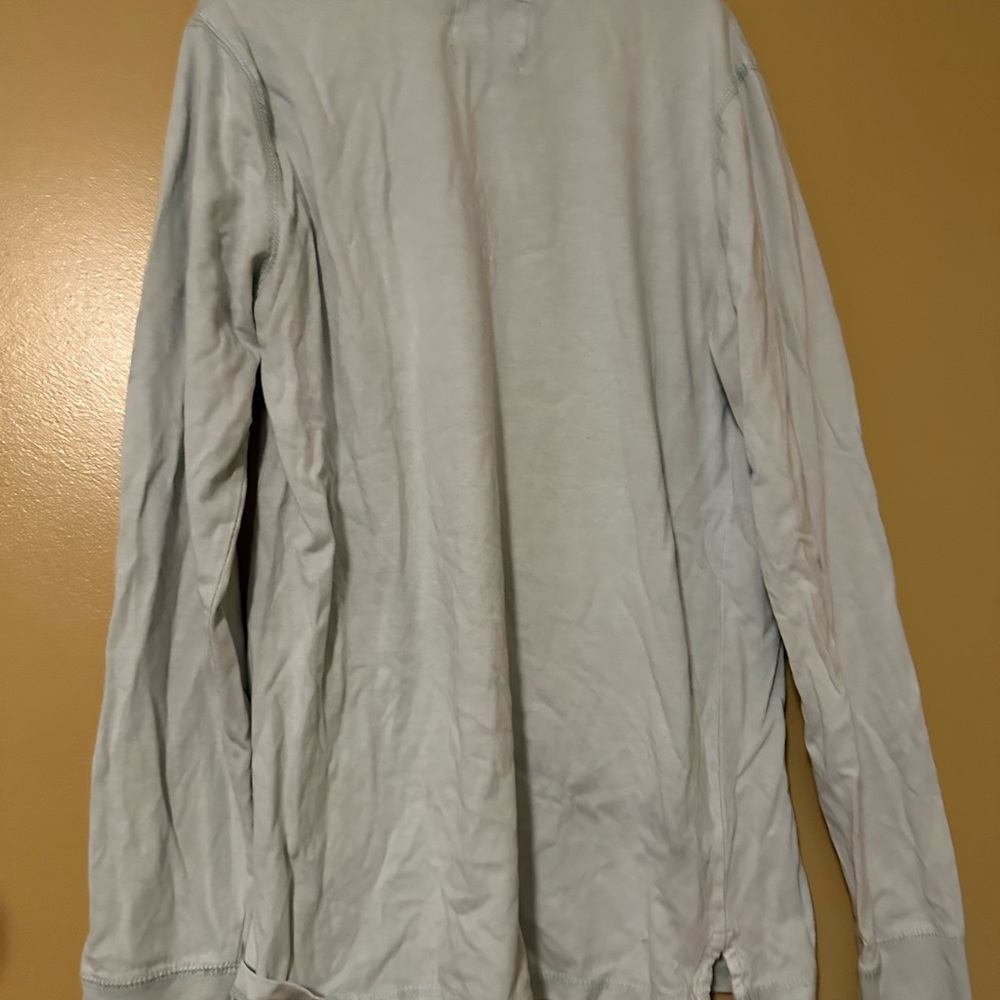 Goodfellow & Co Men's Light Blue Long Sleeve Shirt - Picture 3 of 3